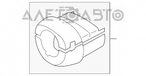 Обрамление рулевой колонки низ Subaru Forester 08-13 SH