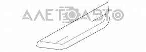 Накладка порога задняя левая внешняя Suzuki Kizashi 10-15