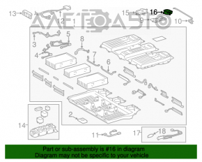 Вентилятор про
хлаждения ВВБ Lexus RX400h 06-09
