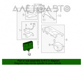Кнопки управления подогревом сидений Lexus ES350 серые 07-12