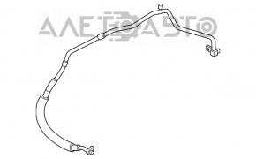 Шланг трубка кондиционера длинный, толстый Mazda6 03-08 2.3