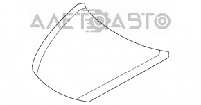 Капот голый Mazda6 09-13 Тайвань тычки
