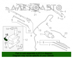 Мотор омывателя Mazda6 09-13