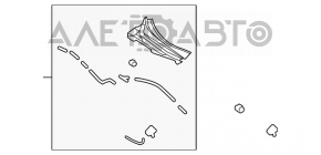Решетка дворников пластик правая Mazda6 09-13