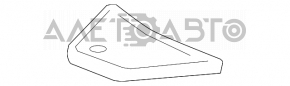 Крышка бокса багажника левая Toyota Prius 20 04-09 сер