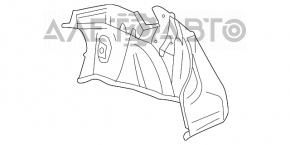 Обшивка арки правая Toyota Solara 2.4 04-08