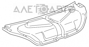 Обшивка крышки багажника Toyota Solara 2.4 04-08