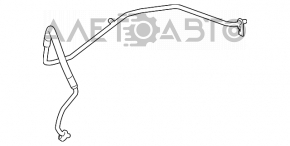Трубка кондиционера компрессор-печка Toyota Camry v50 12-14 usa