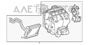 Корпус голый (кондиционер, левая часть) Toyota Camry v50 12-14 usa