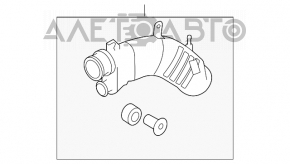 Воздуховод на мотор длинный Mazda3 MPS 09-13