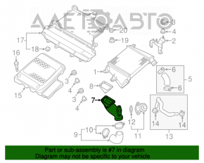 Патрубки интеркулера Mazda3 MPS 09-13