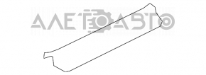 Накладка порога перед лев Mazda3 MPS 09-13