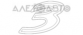 Эмблема 3 крышки багажника Mazda3 MPS 09-13