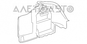 Обшивка арки правая Mercedes W221