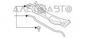 Решетка дворников (пластик) Toyota Camry v40