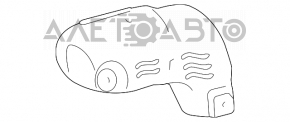 Защита коллектора перед Toyota Sienna 04-10 3.5