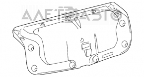 Обшивка крышки багажника Lexus IS250 IS350 06-13