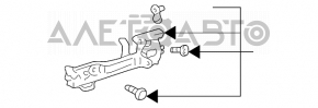 Механизм ручки двери перед лев Lexus RX300 RX330 RX350 RX400h 04-09