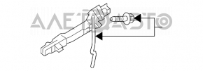 Механизм ручки двери передней прав Mazda3 MPS 09-13