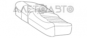 Задний ряд сидений (2 ряд) Mercedes W164 ML беж