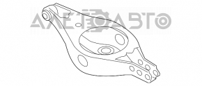Рычаг нижний задний правый Infiniti FX35 FX45 03-08