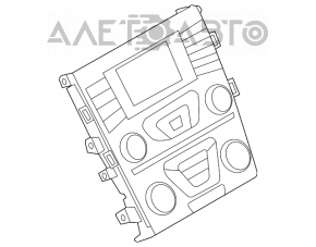 Панель приладів магнітола Ford Fusion mk5 13-20 SYNC 1
