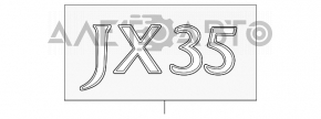 Емблема напис JX35 кришки багажника Infiniti JX35 13