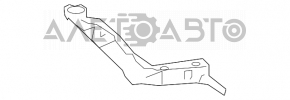 Крепление заднего бампера левое Mazda3 03-08 HB новый OEM оригинал