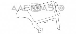 Рамка накладка на дисплей Toyota Prius 30 10-15