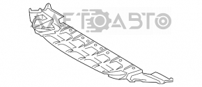 Защита переднего бампера Ford Escape MK3 17-19 рест трещины, отсутствует фрагмент, слом креп
