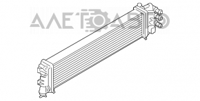 Интеркулер радиатор Ford Fusion mk5 13-20 1.5T