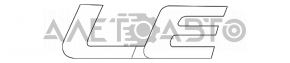 Эмблема надпись LE двери багажника Toyota Sienna 11-20