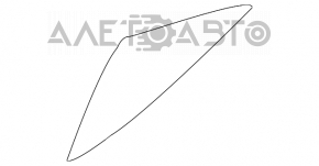 Скло дверей трикутник з ущільнювачем заднє праве Nissan Versa 12-19 usa