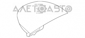 Подушка безпеки airbag пасажирська з накладкою в торпеді Nissan Versa 12-19 usa