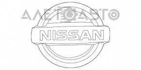 Емблема кришки багажника Nissan Versa 12-19 usa