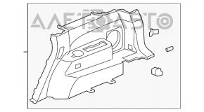 Обшивка арки права Acura MDX 07-13