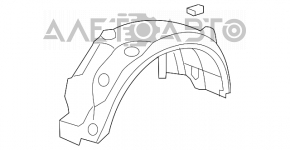 Підкрилок задній правий Acura MDX 07-13