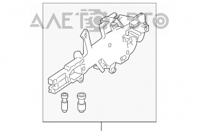 Механизм ручки двери передней правой BMW 335i e92 07-13