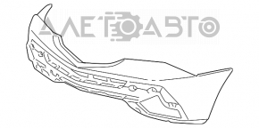 Бампер передний голый Acura MDX 07-13