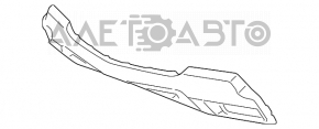 Губа переднього бампера Acura MDX 07-13