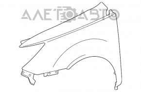 Крыло переднее правое Acura MDX 07-13