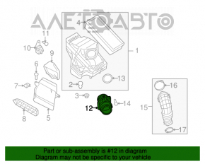Корпус расходомера воздуха Audi A4 B8 08-16 2.0T
