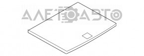 Підлога багажника центр Audi Q5 8R 09-17 сірий