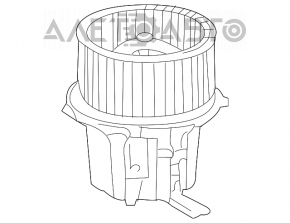 Мотор вентилятор печки Audi Q5 8R 13-17