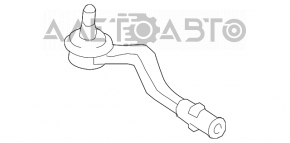 Рулевая тяга с наконечником левая Audi A4 B8 08-12 дорест