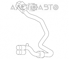 Трубка кондиціонера Audi Q5 8R 09-17 2.0Т
