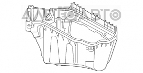 Корпус блока ECU Audi Q5 8R 11-17 без крышки