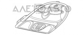 Плафон освещения передний Fiat 500L 14- под люк, серый