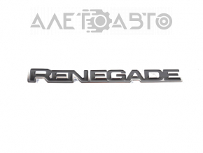 Емблема напис Renegade перед лев Jeep Renegade 15-