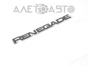 Емблема напис Renegade перед лев Jeep Renegade 15-